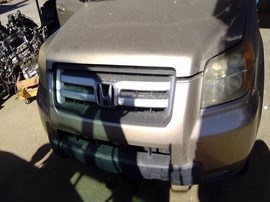 2007 HONDA PILOT, GOLD, EX-L MODEL, AT, AWD.   A26330
